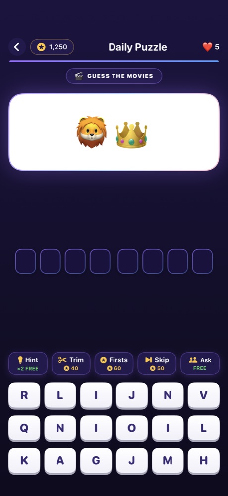 Solving an emoji puzzle